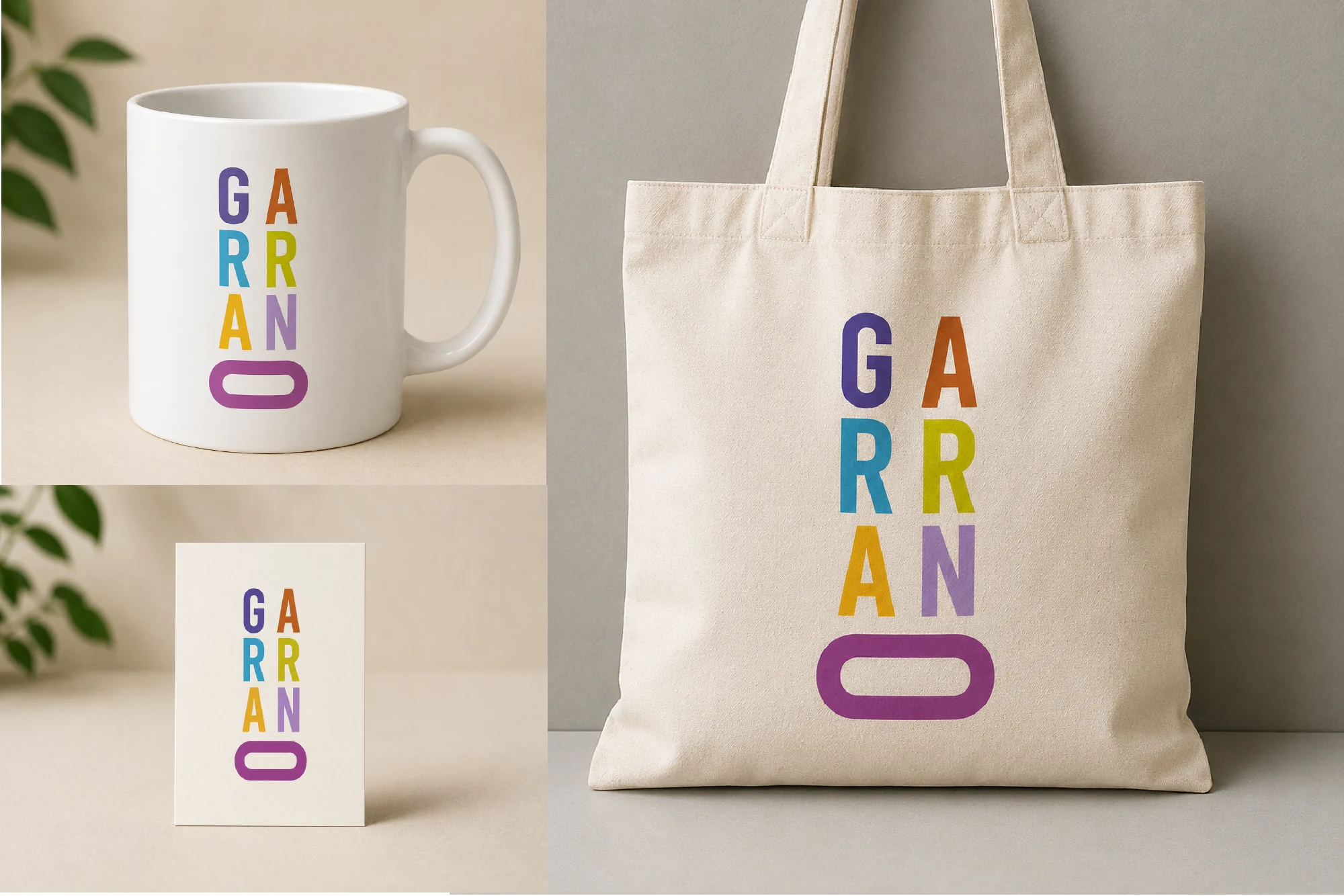 Garrano — tasse, tote bag et carte