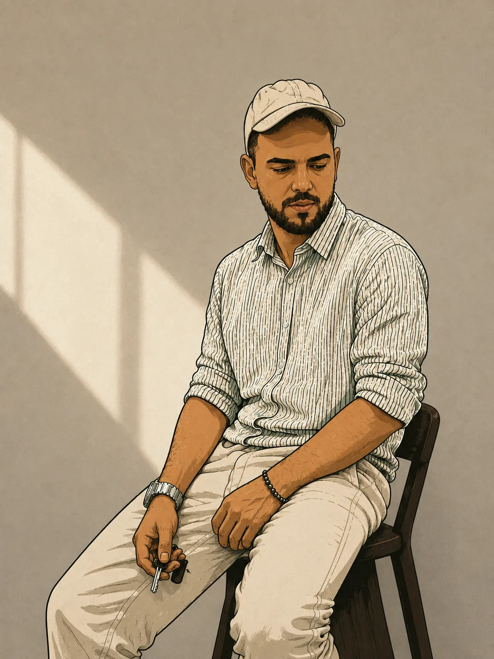 Portrait illustré de João Manuel Duarte